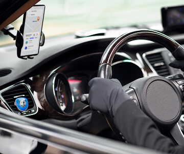 driver in the car